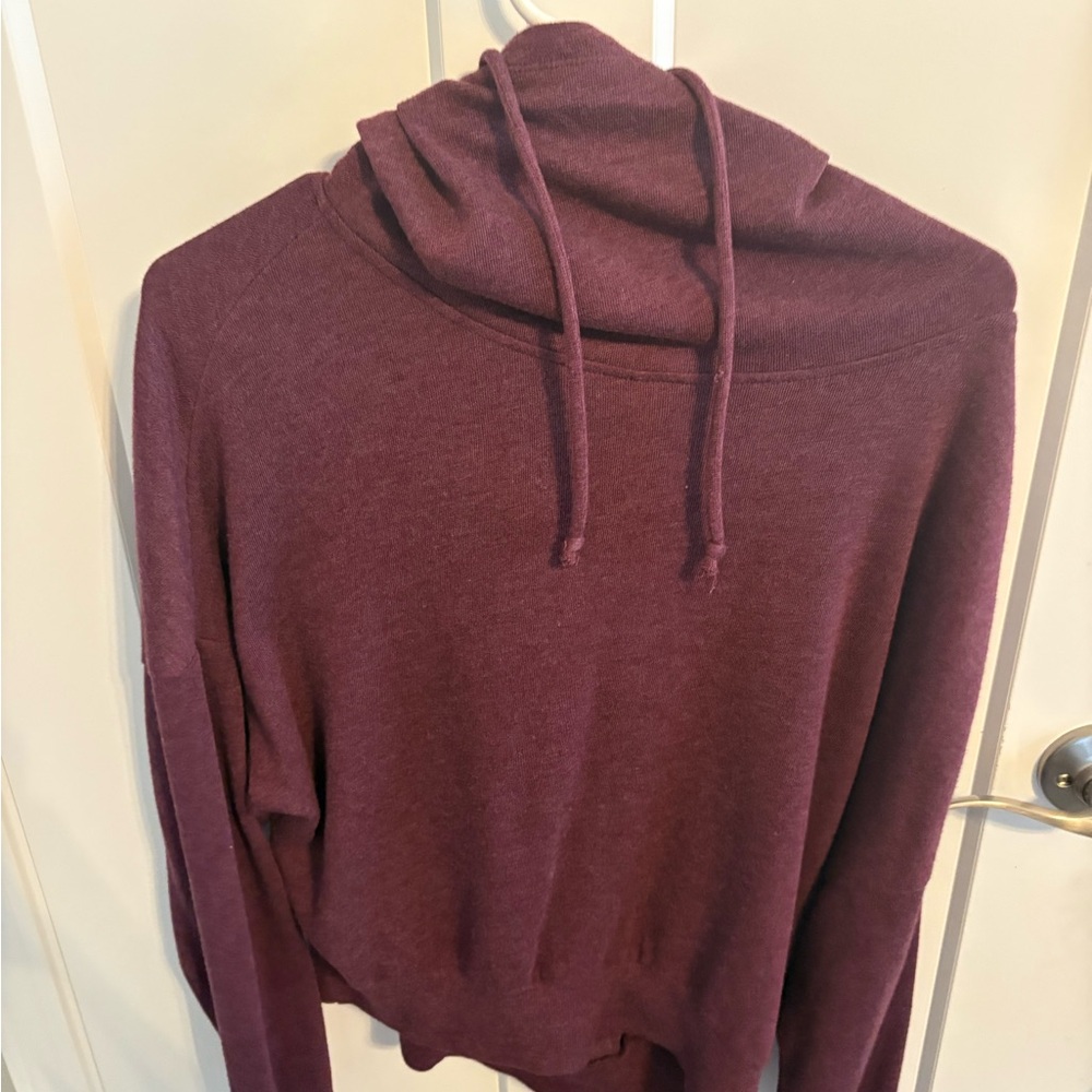 SO Women's Plum Cowl Neck Sweater